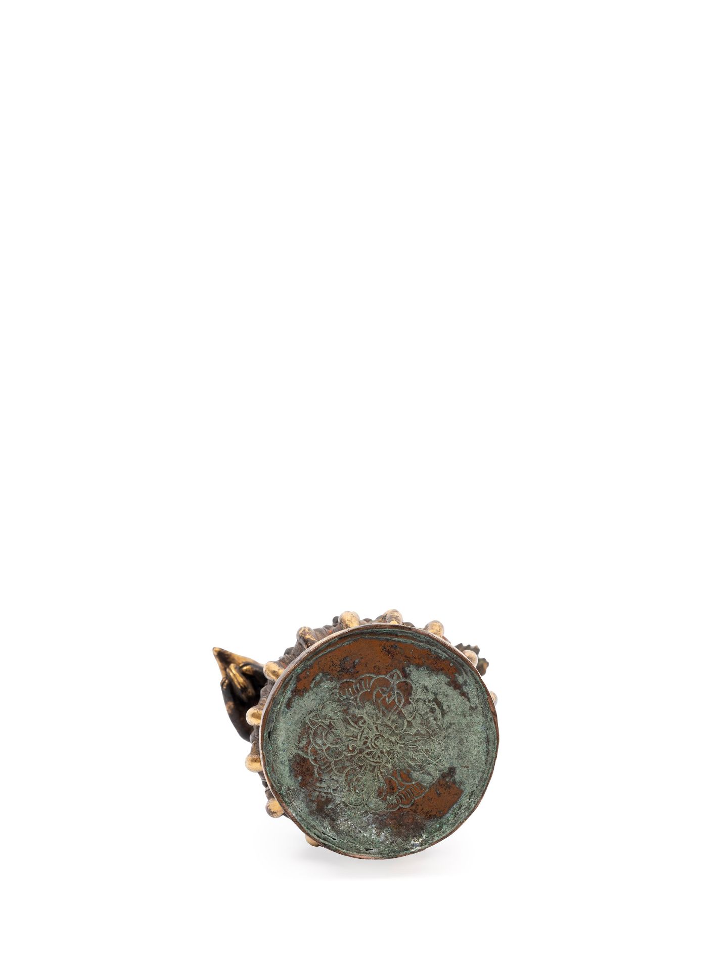 A BRONZE FIGURE OF GANESHA, Himalaya, 19th - Bild 4 aus 4