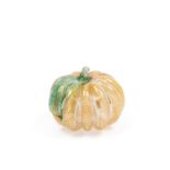 GLASS PUMPKIN, 20th century