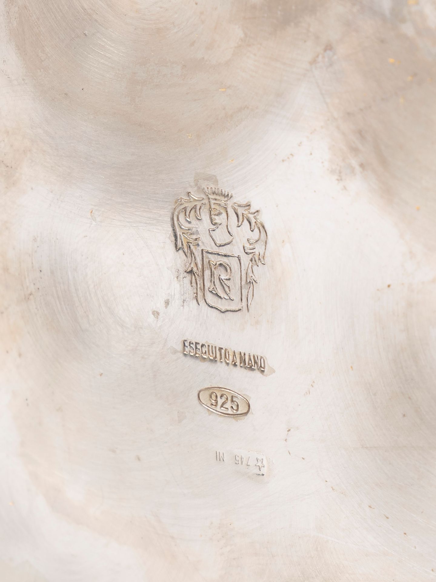 A SILVER BUDDHA, Italy, 20th century - Bild 3 aus 3