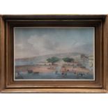 GOUACHE VIEW OF THE VILLA COMUNALE IN NAPLES, Naples, late 19th century