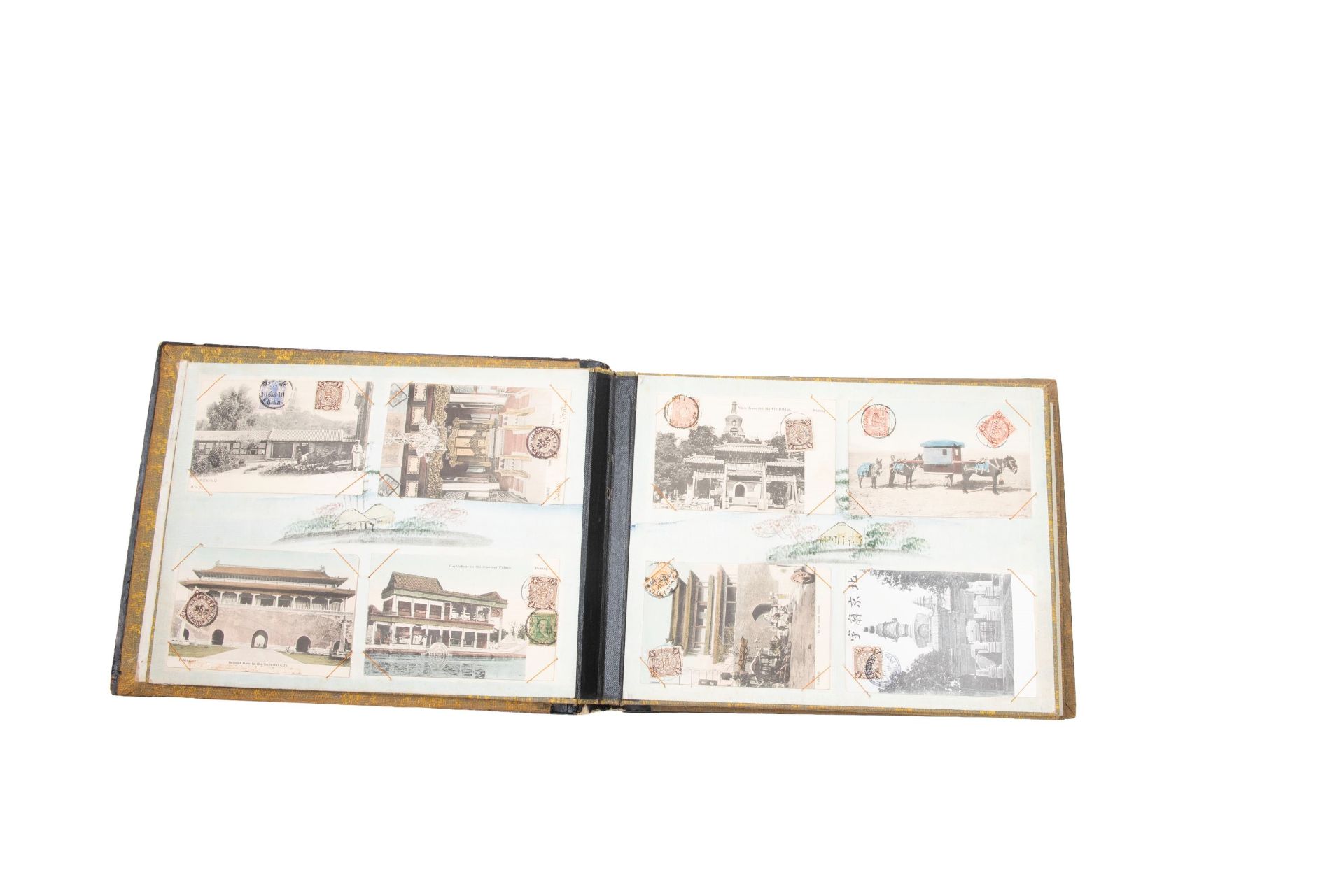 PHOTO ALBUM WITH POSTCARDS, Japan, early 20th century - Bild 3 aus 4