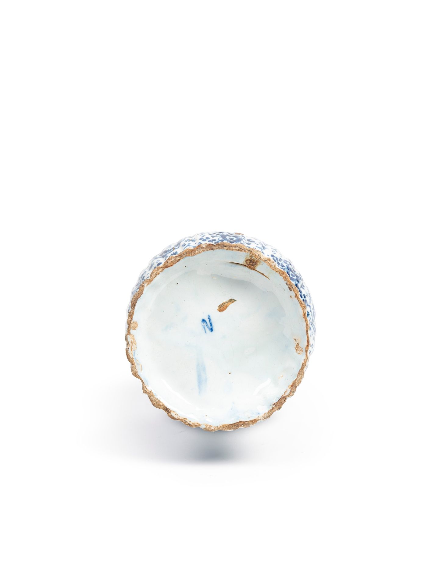 A BLUE AND WHITE PORCELAIN VASE, Delft, 18th/19th century - Bild 2 aus 2