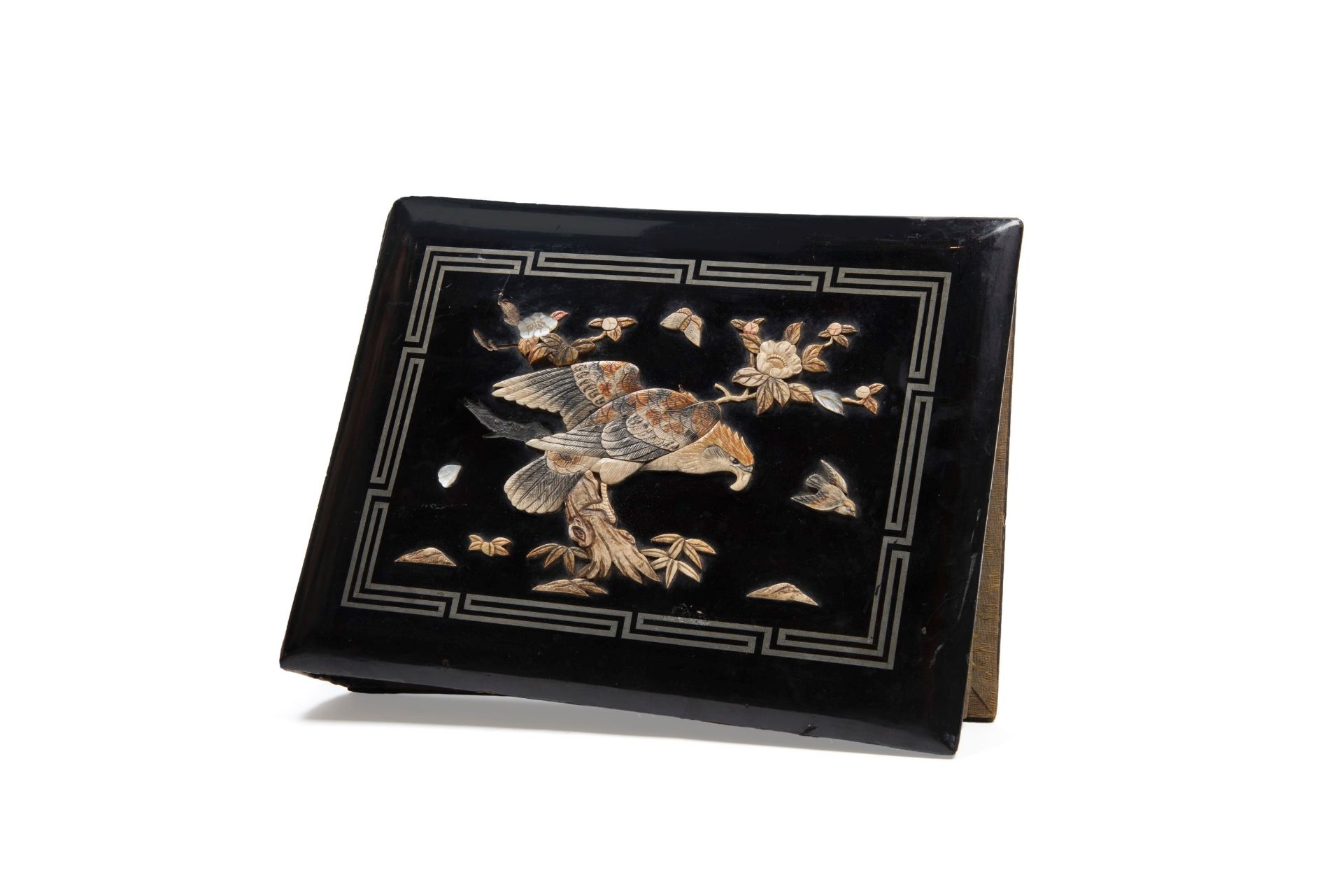 PHOTO ALBUM WITH POSTCARDS, Japan, early 20th century