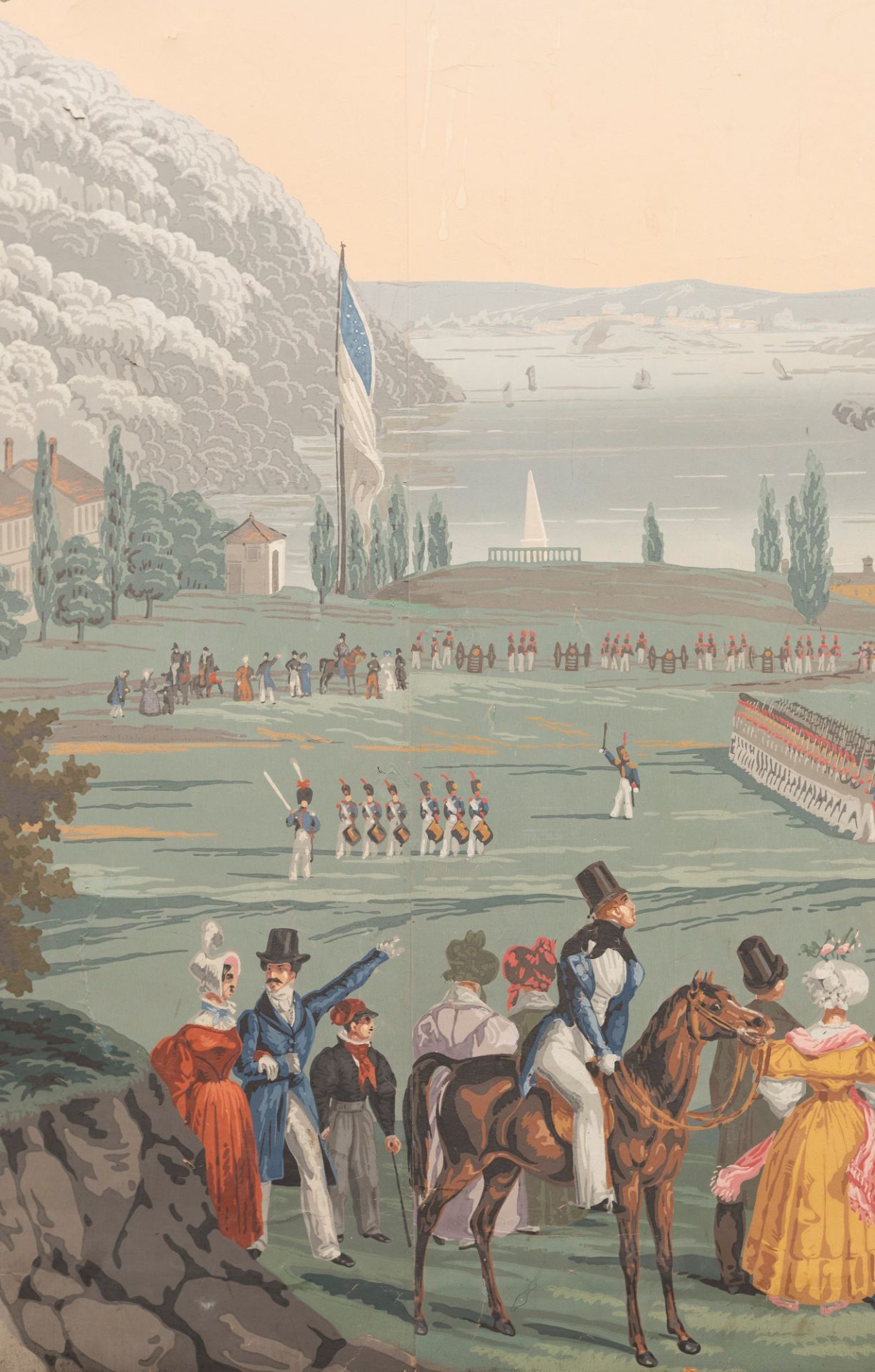 LARGE DECORATIVE WALL PANELS DEPICTING â€œVIEWS OF NORTH AMERICAâ€., Late 19th / early 20th century - Bild 3 aus 3