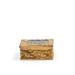 GILT COPPER SNUFFBOX, 18th century
