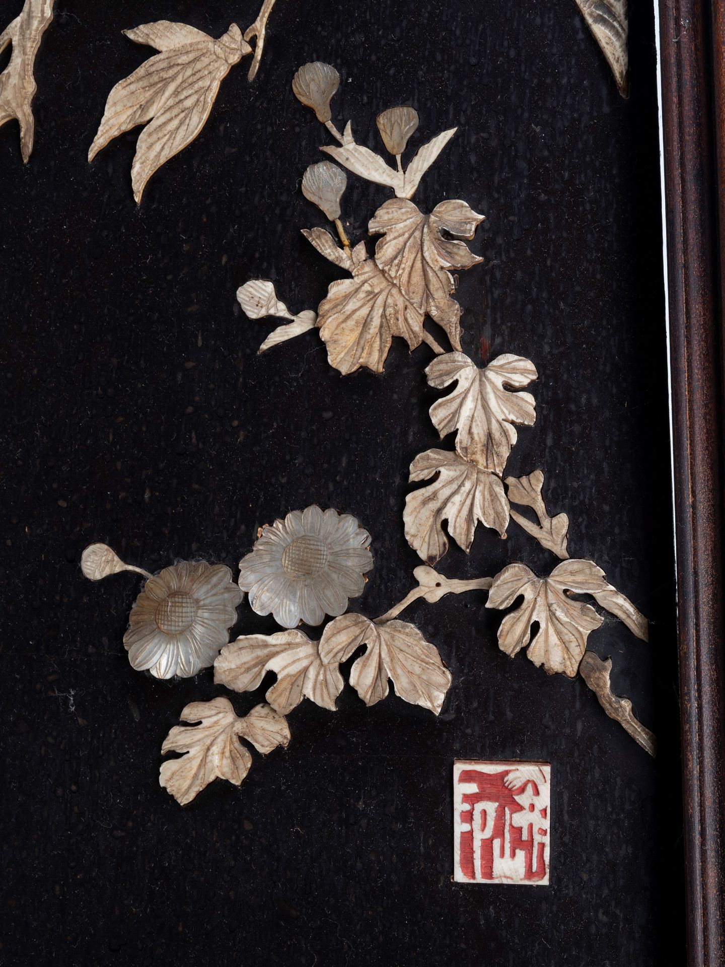 LACQUER PANEL DEPICTING AN EAGLE, Japan, Meiji period (1868-1912) - Bild 3 aus 3