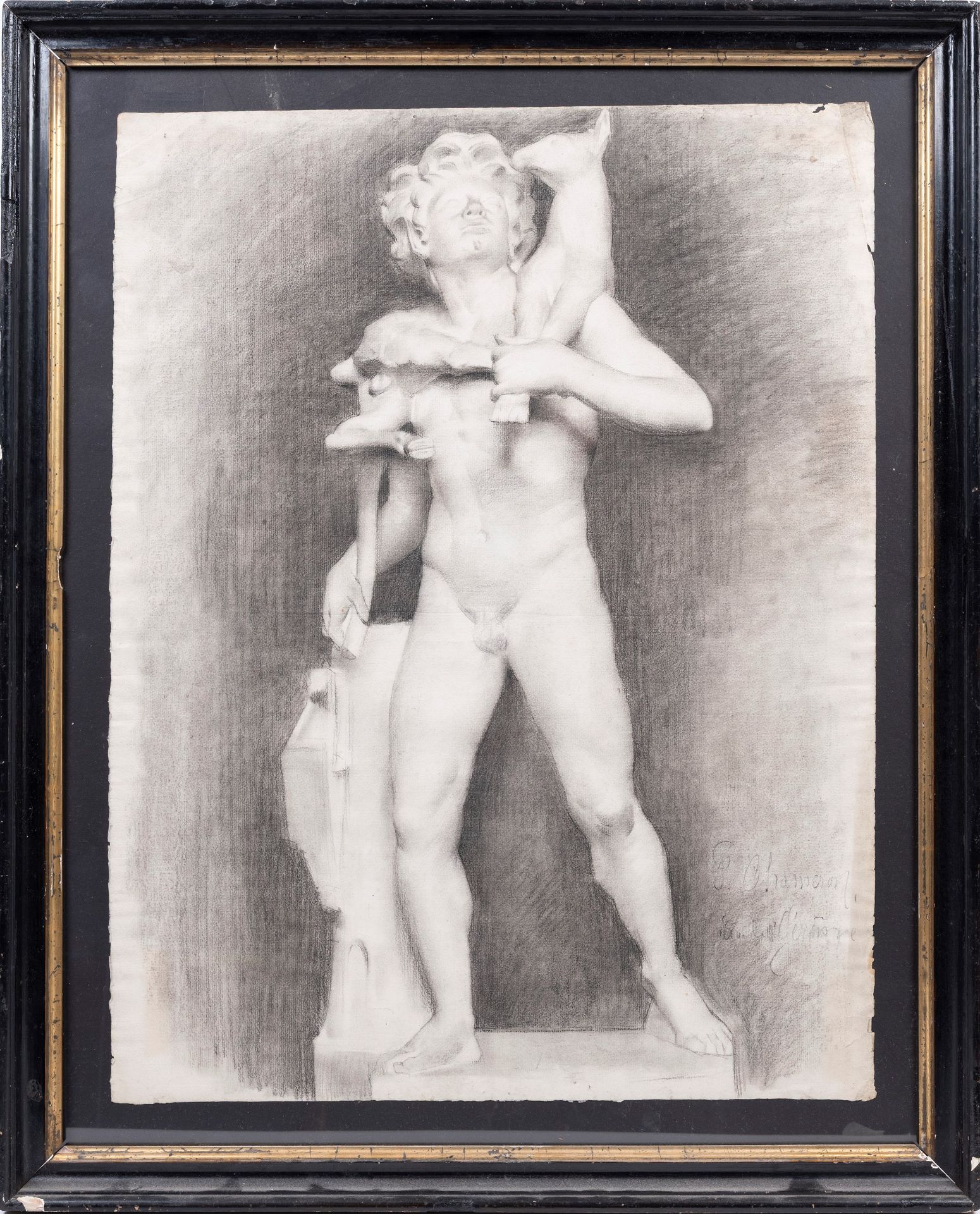CHARCOAL ON PAPER, 18th / 19th century