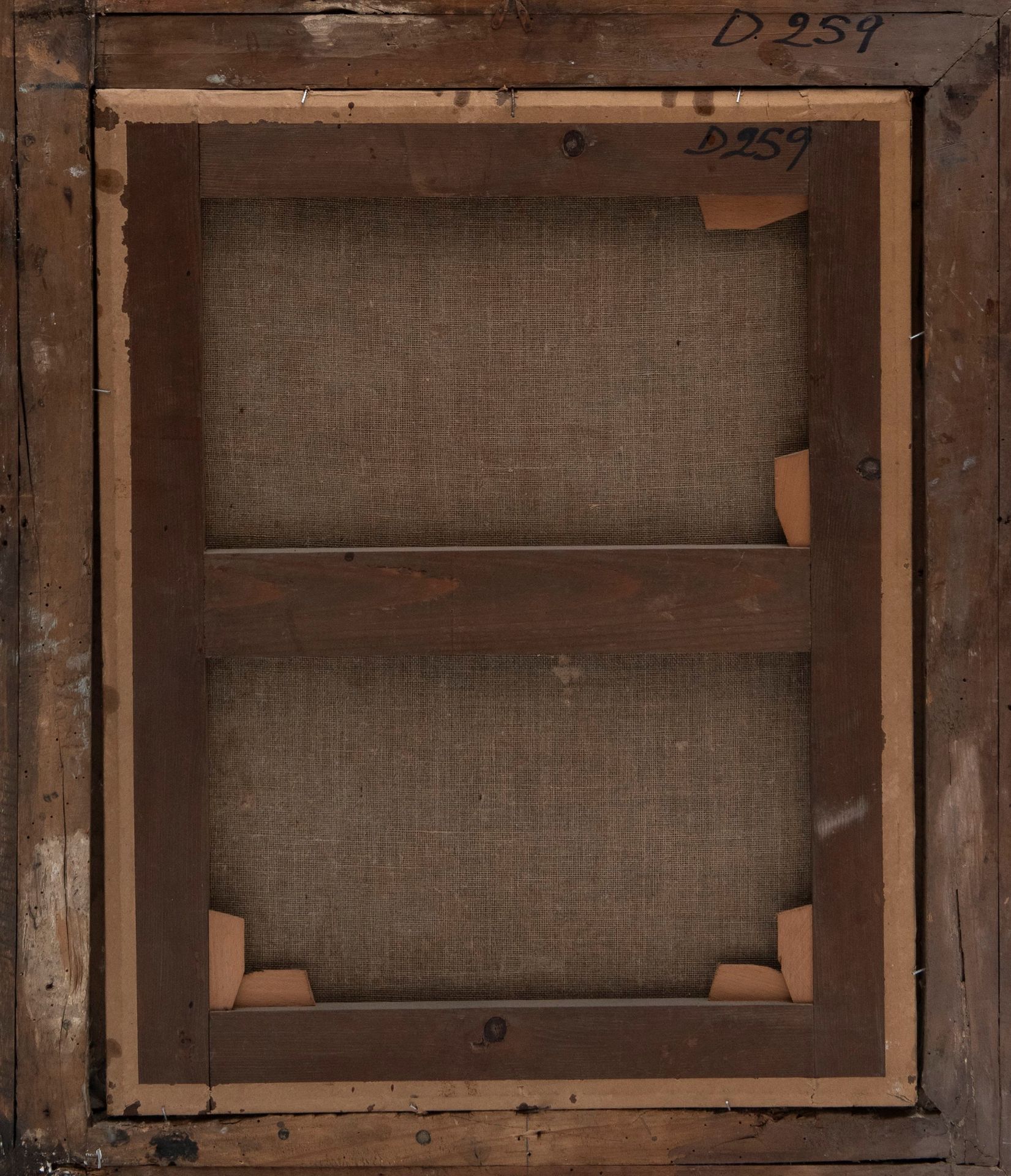 LANDSCAPE WITH A SLEEPING SHEPHERD AND HERDS, Foreign painter active in Rome, 17th century - Bild 3 aus 3