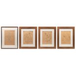 LOT OF FOUR PRINTS, 20th century