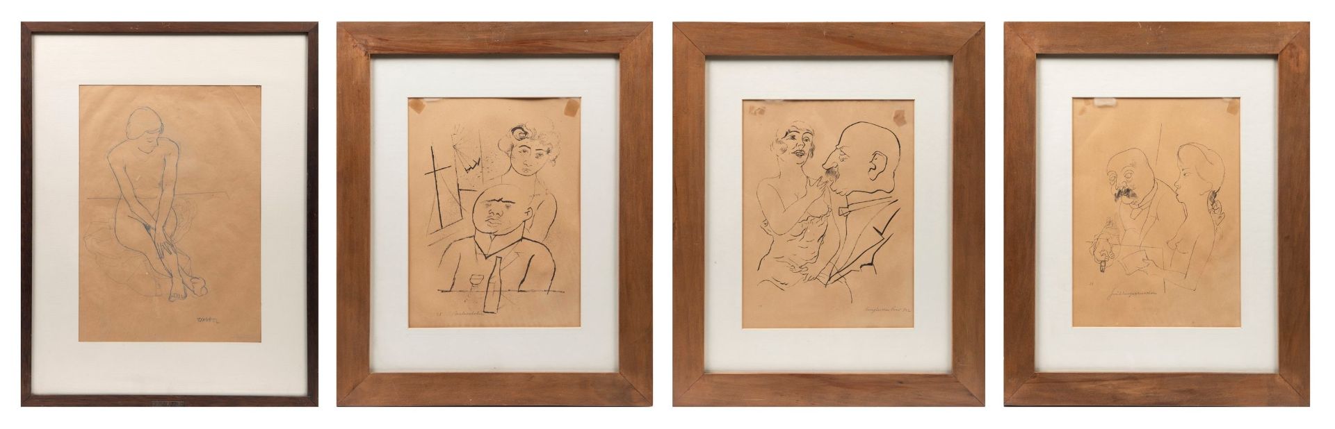 LOT OF FOUR PRINTS, 20th century