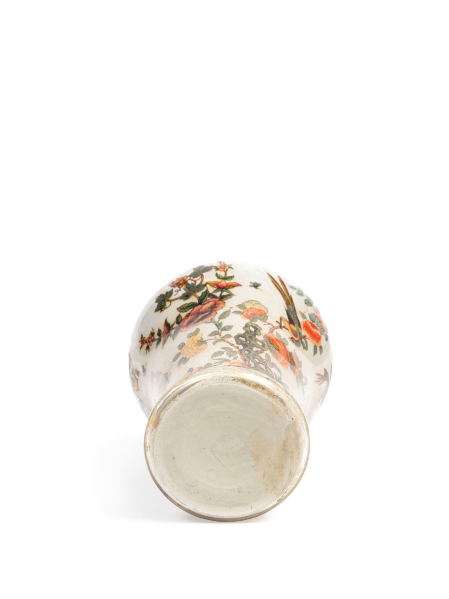 DECORATED GLASS POTICHE IN THE â€œARTE POVERAâ€ STYLE, 18th century - Bild 2 aus 2