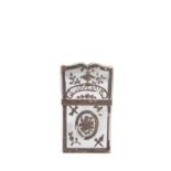 CHARLES X NÃ‰CESSAIRE IN MOTHER-OF-PEARL AND SILVER, France, 19th century