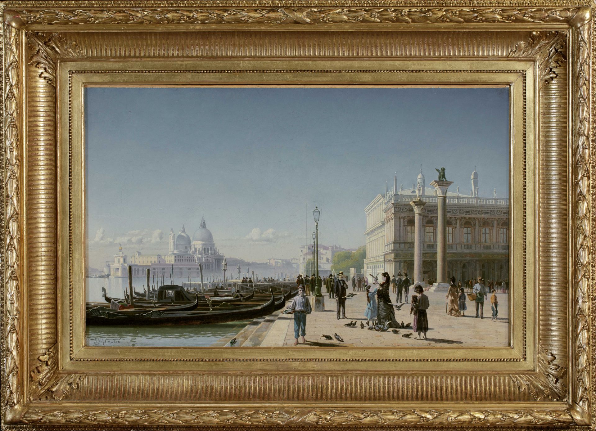 VIEW OF VENICE AND PUNTA DELLA DOGANA, Late 19th / early 20th century