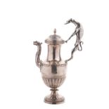 SILVER COFFEE POT, Sanini Workshop, Rome, late 18th century