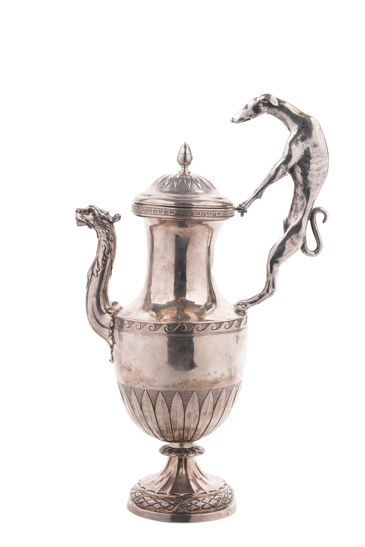 SILVER COFFEE POT, Sanini Workshop, Rome, late 18th century