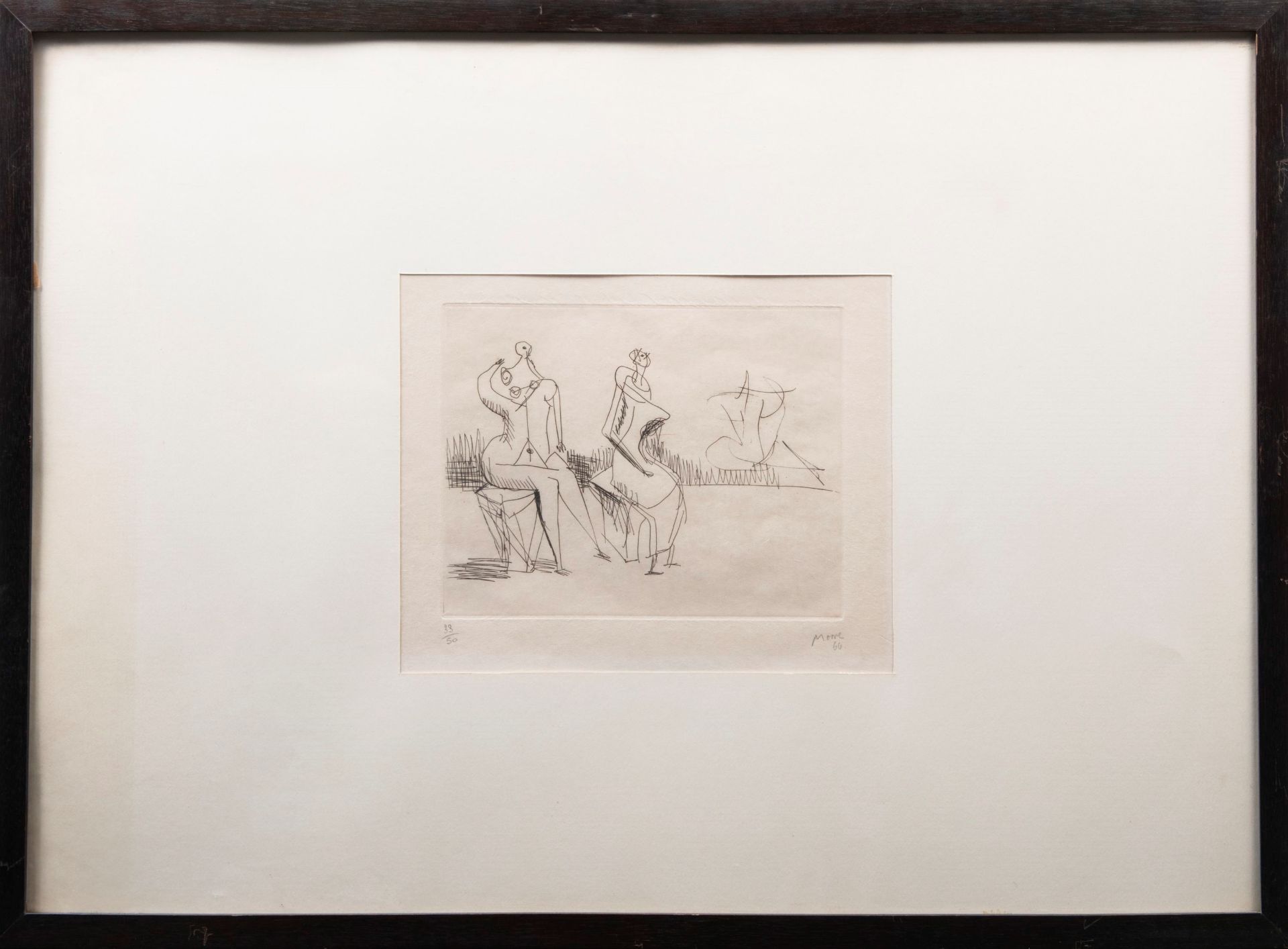 TWO ETCHINGS, 20th century - Bild 4 aus 5