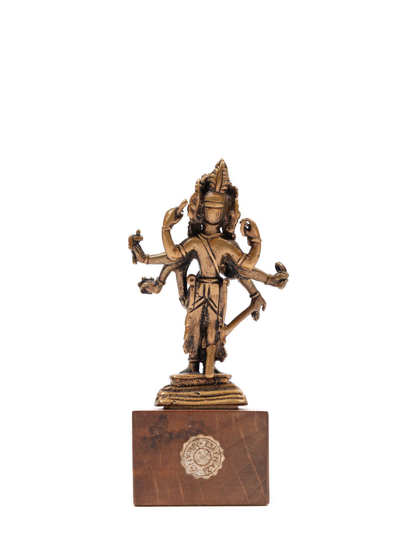 A BRONZE FIGURE OF AMOGHAPASHA, Nepal, 17th century - Bild 2 aus 2