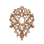 A CARVED AND GILT WOODEN FRAME, Tuscany, 19th century