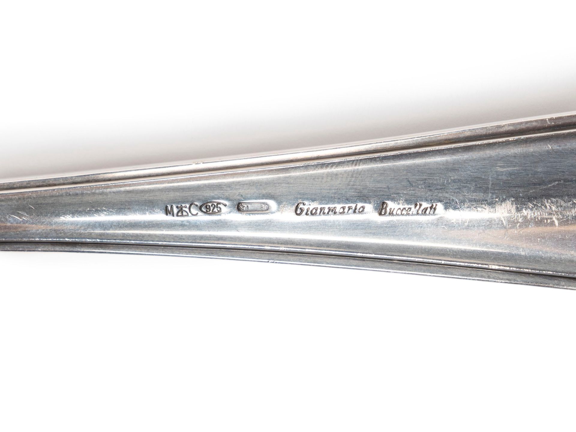 SILVER CUTLERY SET, Italy, 20th century - Bild 2 aus 2