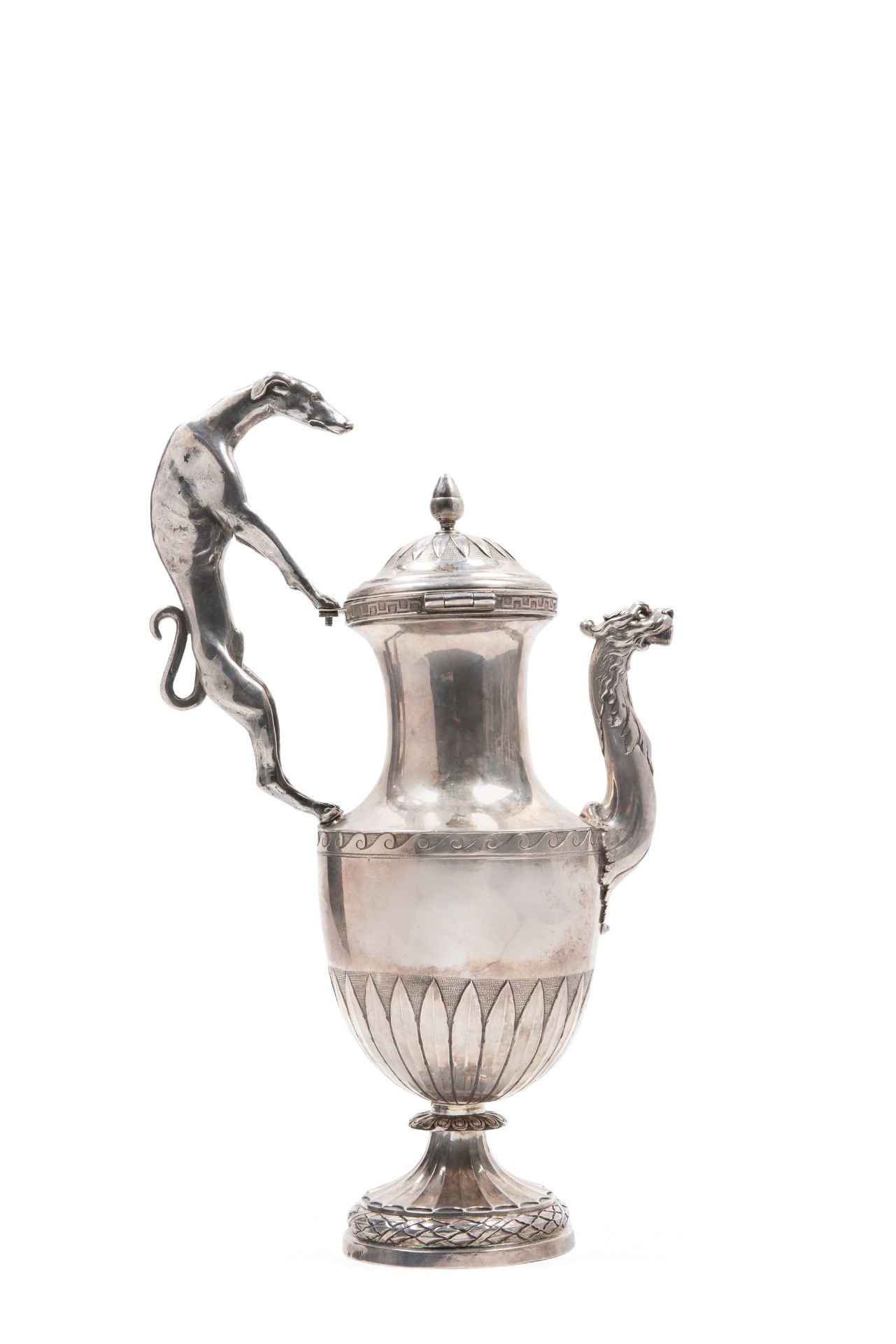 SILVER COFFEE POT, Sanini Workshop, Rome, late 18th century - Bild 2 aus 5