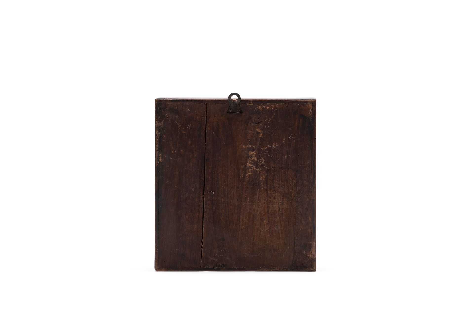 ANTIQUE PLAQUE DEPICTING THE MADONNA AND CHILD, - Bild 2 aus 2