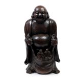 PUTAI PLAYING WITH CHILDREN IN STONEWARE, China, 19th century