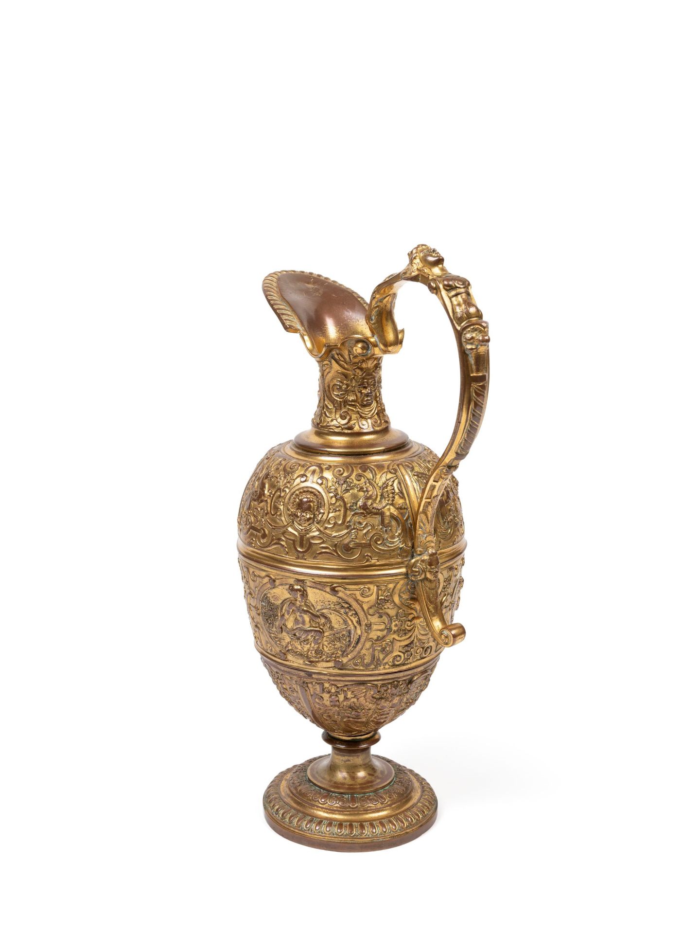 A GILT BRONZE EWER, 19th century - Bild 2 aus 2