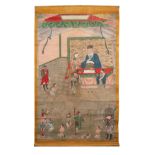 A PAINTING ON PAPER, China, Qing dynasty (1644-1911)