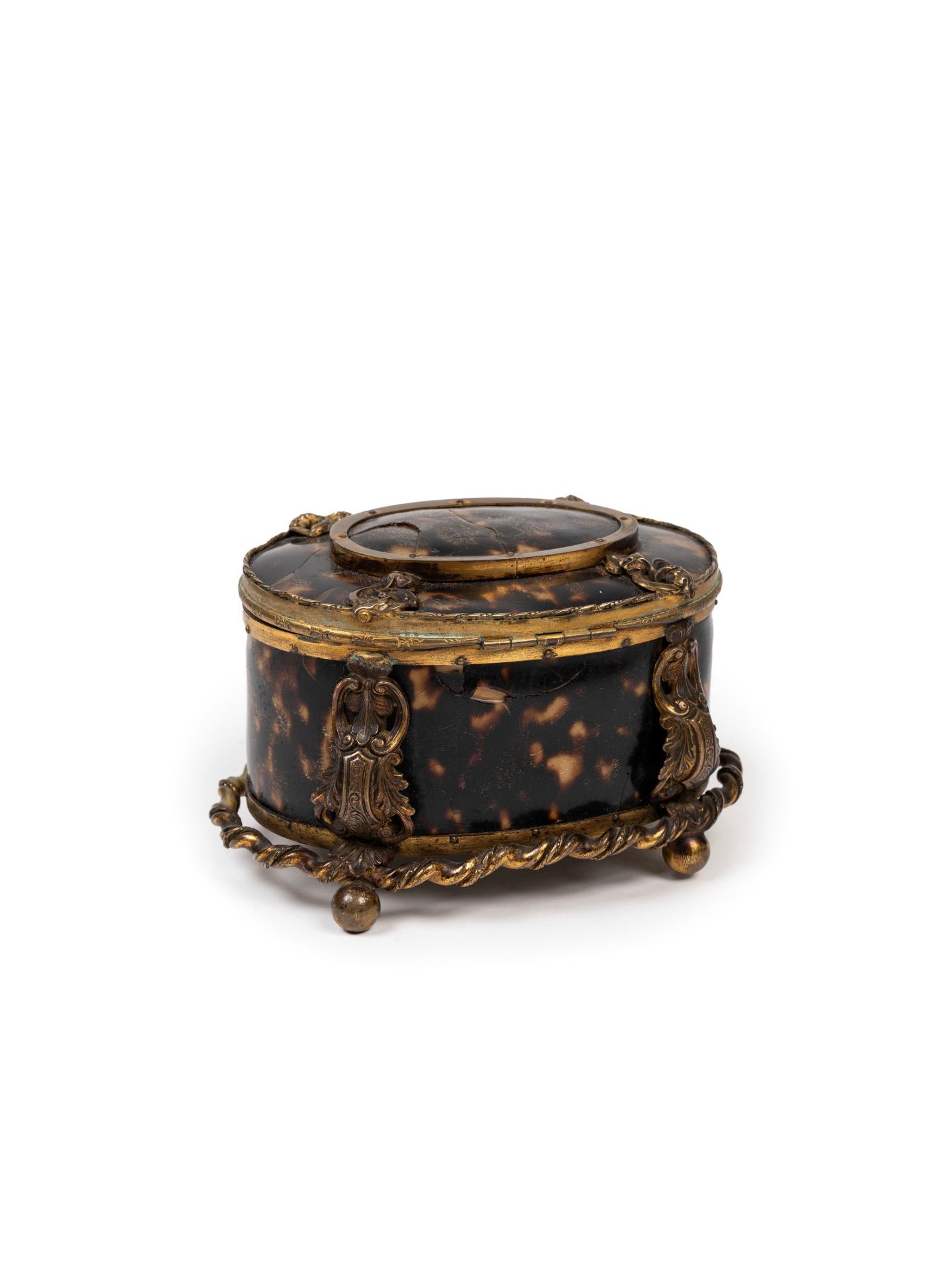 CASKET IN TORTOISESHELL AND GILT BRONZE, 19th century - Bild 3 aus 4