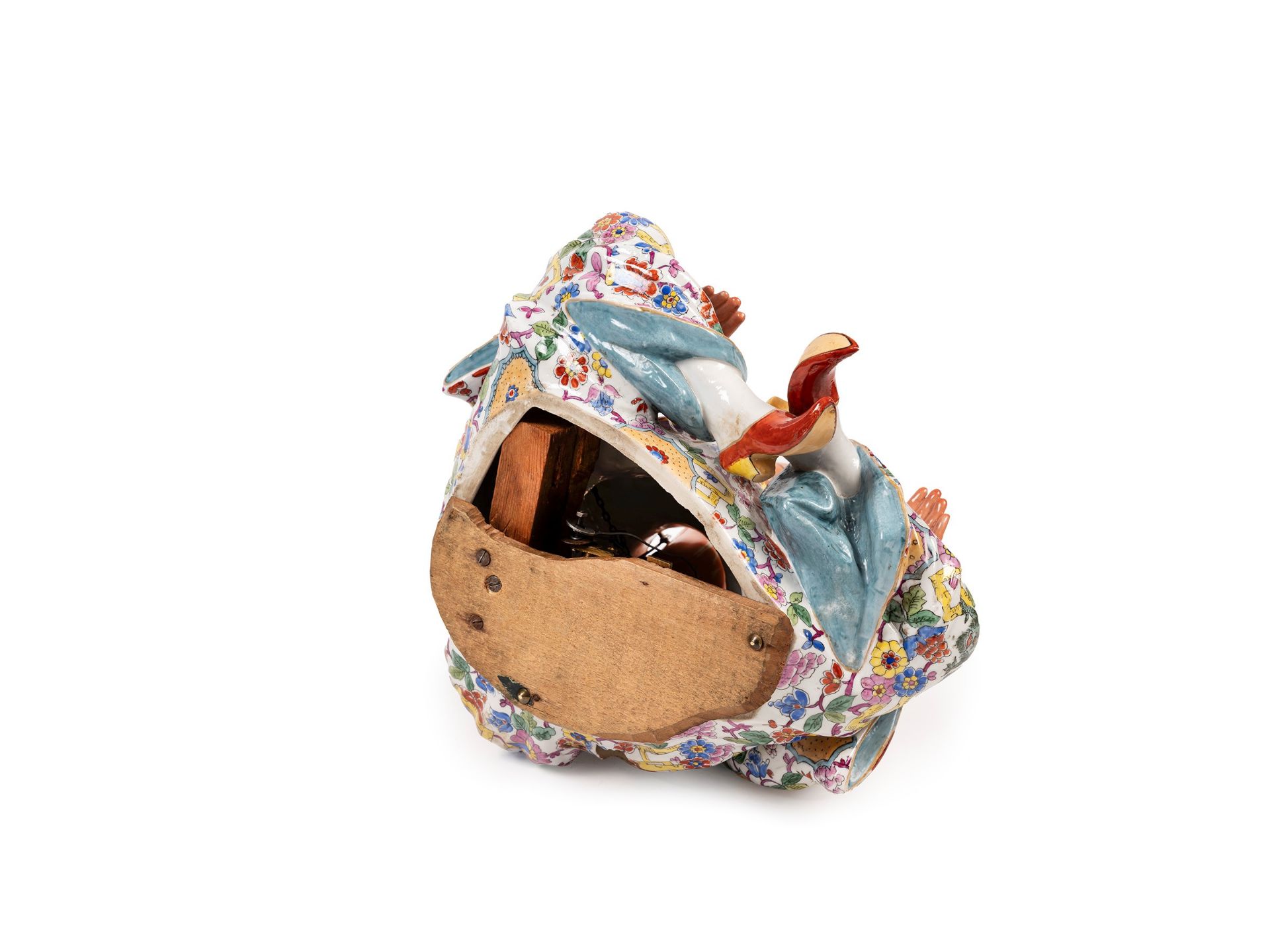 A MECHANICAL PORCELAIN MAGOT, Germany, 19th century - Bild 4 aus 4