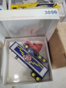 Winross Truck With Van Trailer