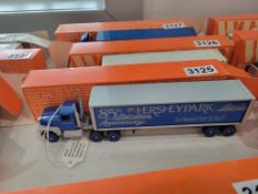 Winross Truck With Van Trailer