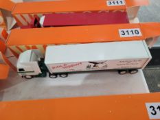 Winross Truck With Van Trailer