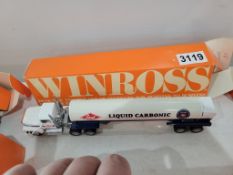 Winross Truck With Tank Trailer