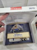 Winross Truck With Van Trailer