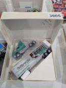 Winross Truck With Van Trailer