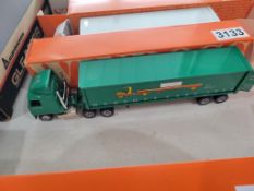 Winross Truck With Van Trailer