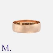An Antique Rose Gold Band
