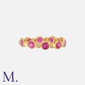 A Ruby And Diamond Eternity Ring