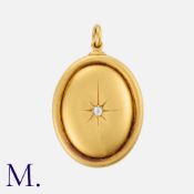 An Antique Diamond-Set Locket