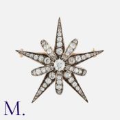 An Antique Diamond Star Brooch