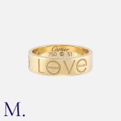 CARTIER. A Love Ring