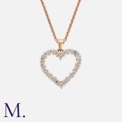 A Diamond Heart Pendant