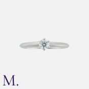 TIFFANY & CO., A Diamond Solitaire Ring