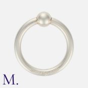 TIFFANY & Co. A Baby Rattle, Marked 200, Tiffany & Co, 925. Size: 6.0cm Weight: 18.8g,