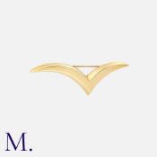 A Vintage Bird Brooch by Tiffany & Co. in 18K yellow gold signed Tiffany & Co. and marked for 18ct