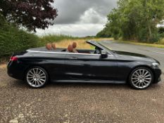 MERCEDES C220 D 2.1 AUTO G-TRONIC AMG LINE CONVERTIBLE (17 REG) EURO 6 * ONLY 78K MILES !!!