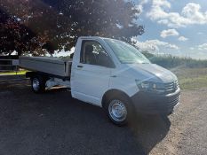 (ON SALE) VOLKSWAGEN TRANSPORTER T30 2.0 TDI BLUEMOTION ALUMINIUM DROPSIDE * 18 REG ** LONG MOT **