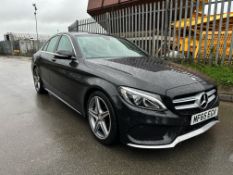 MERCEDES C220 2.1 BLUETEC * AMG LINE PREMIUM * (65 REG) 7G-TRONIC PAN ROOF * ULEZ COMPLIANT !!