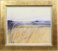 * ROBERT KELSEY DA MUniv PAI FRSA (SCOTTISH b. 1949), THROUGH THE REEDS, RANNOCH MOOR